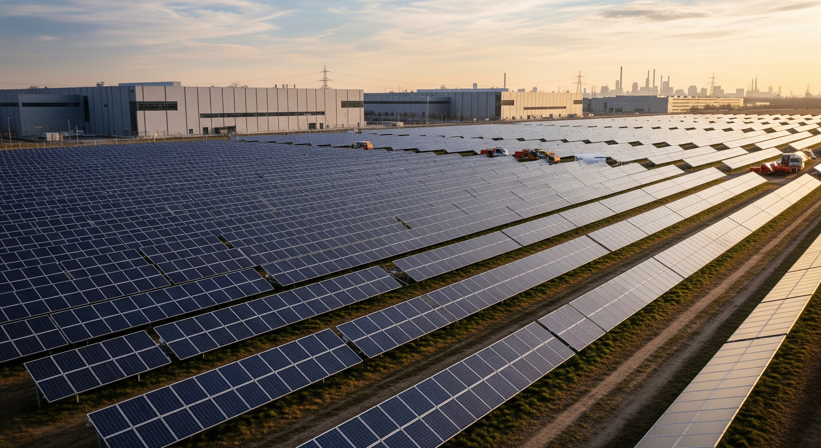 ZEWOTHERM Solarpark Industrieanlage - Freiflächen-Photovoltaik für Gewerbe