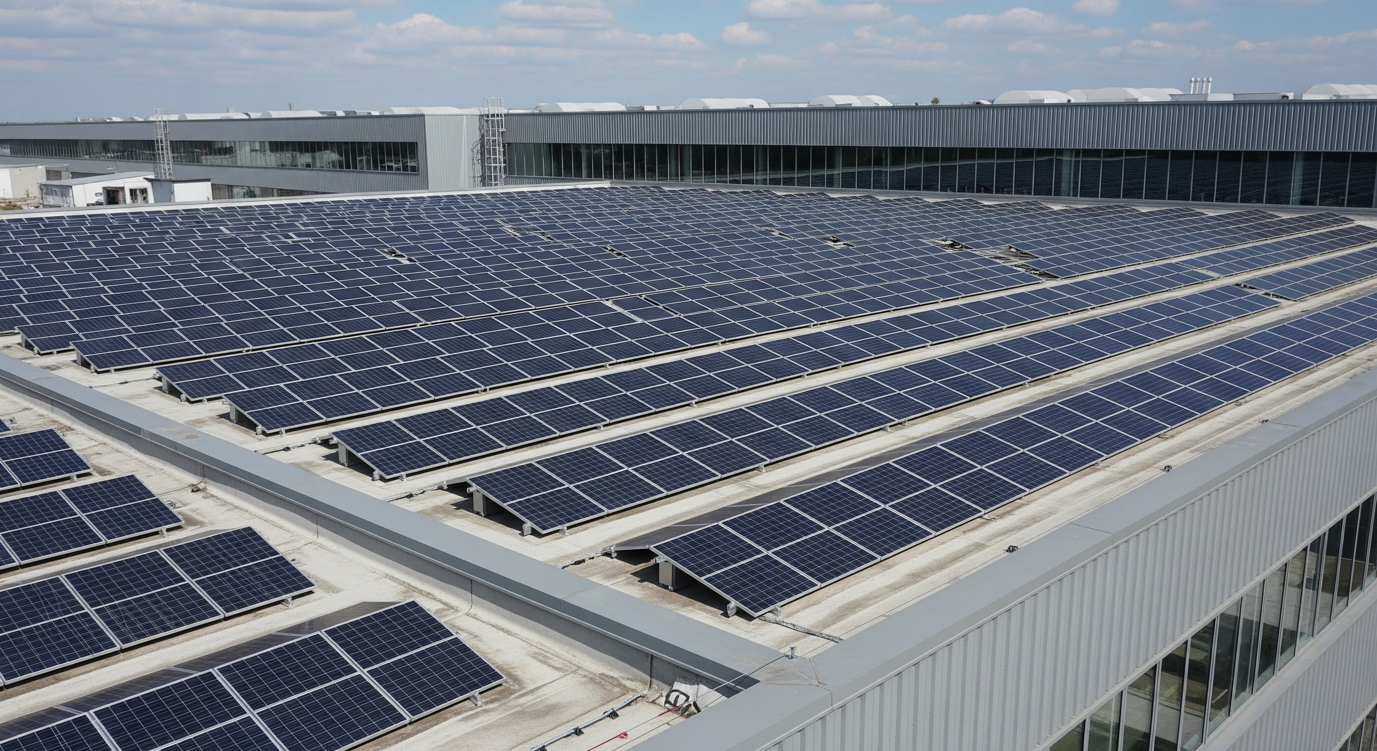 ZEWOTHERM Industrie-Photovoltaikanlage Großprojekt - Megawatt Dachanlage